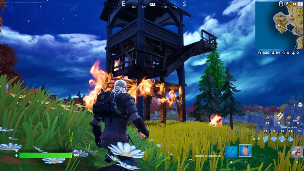 Mettre le feu à des objets ou à des structures en une seule partie sur Fortnite, comment accomplir le défi en saison 3 du chapitre 4 ?