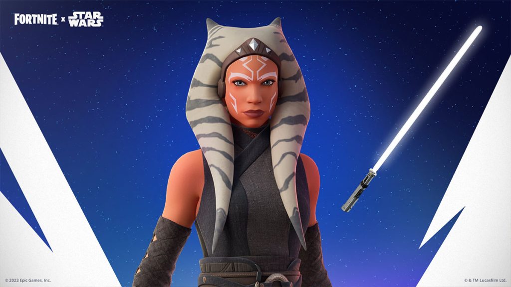 Sabre laser d’entraînement de Jedi blanc et pouvoir de la force d’Ahsoka Tano Fortnite, comment les obtenir ?