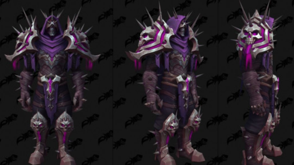 WoW 10.2 : Tier Set Chevalier de la Mort apparences et effets T31, raid Amirdrassil à Dragonflight