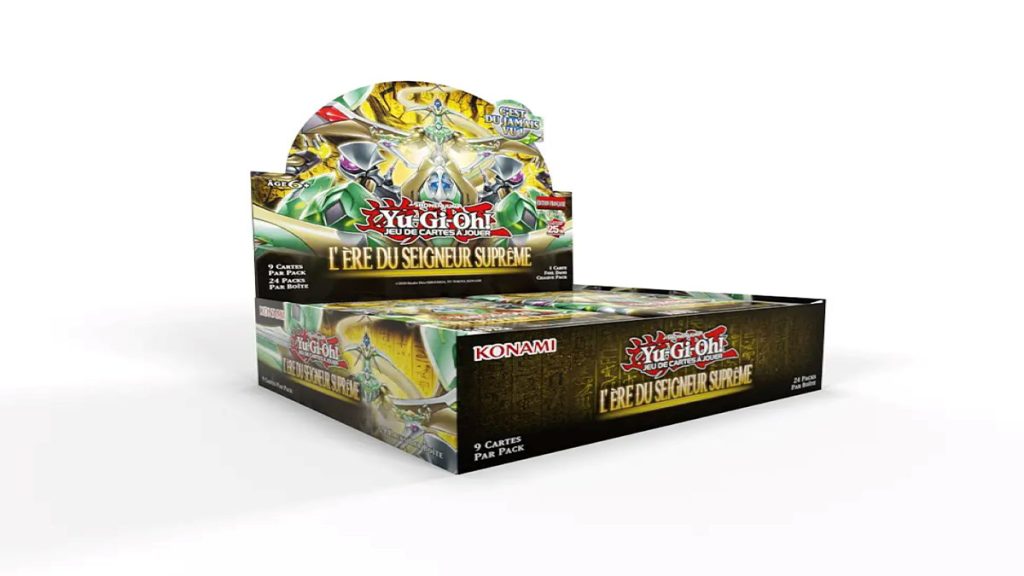 Plongez dans l’Ère du Seigneur Suprême : Découvrez les Boosters Yu-Gi-Oh!