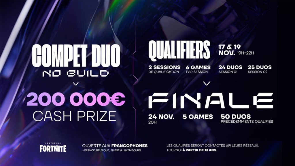 Coupe de France Inoxtag Fortnite OG, tout ce qu’il faut savoir sur la compétition