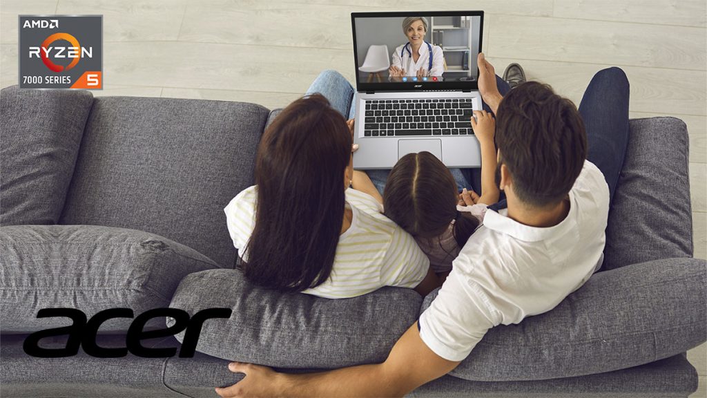Le Pack Aspire 3 d’Acer équipé du processeur AMD Ryzen™ 5  et de la carte graphique intégrée Radeon™ graphics : puissance et confort sous le sapin pour Noël !