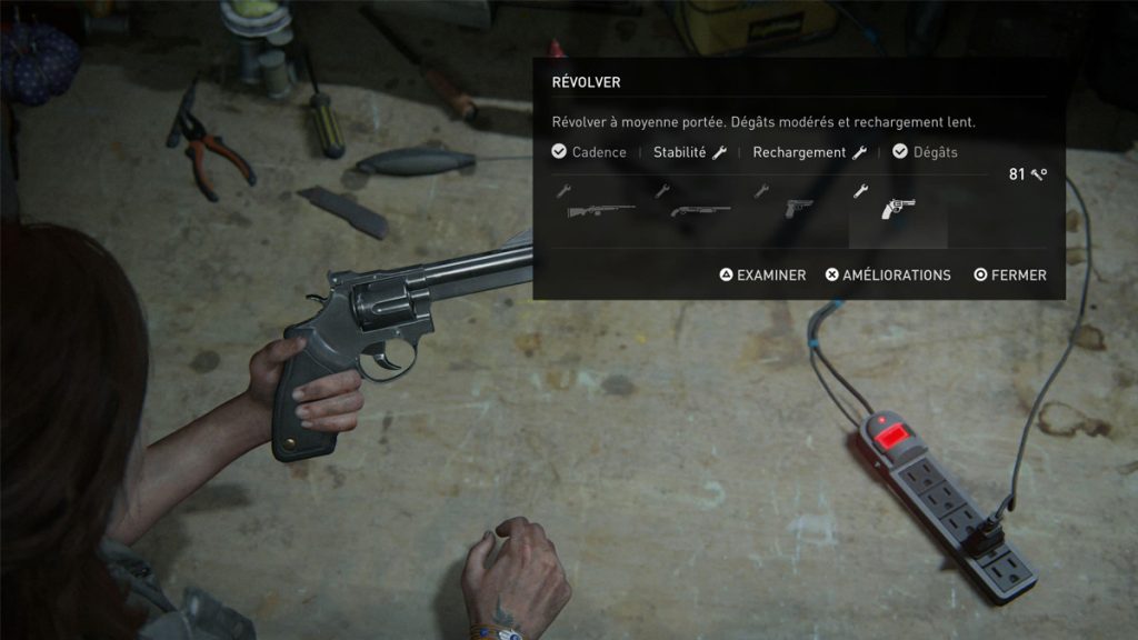 Meilleures améliorations d’armes The Last of Us 2, tier list dans le Remastered