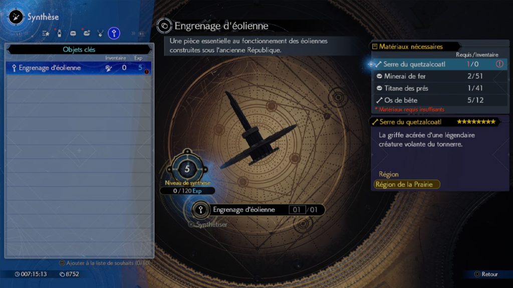 Serre de Quetzacoatl FF7 Rebirth, comment en obtenir ?