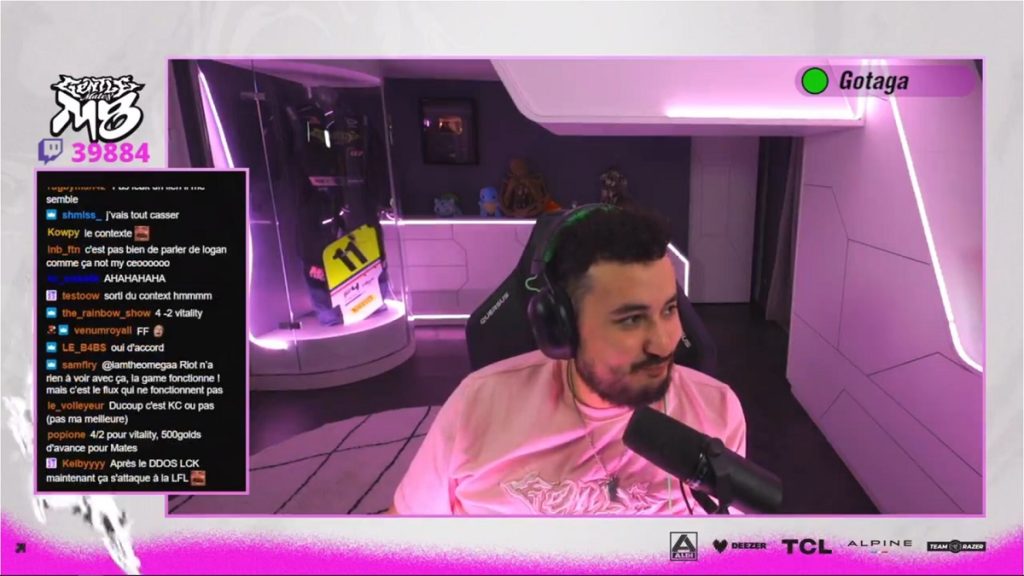 Gentle Mates : Des messages de Gotaga ont fuité dans lesquels il critique un de ses joueurs ! Il s’explique en live