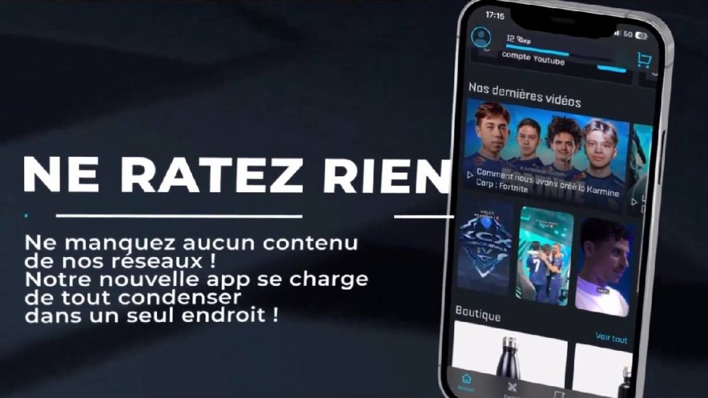 Application Karmine Corp : Suivre toutes les compétitions du Blue Wall, c’est encore plus simple !