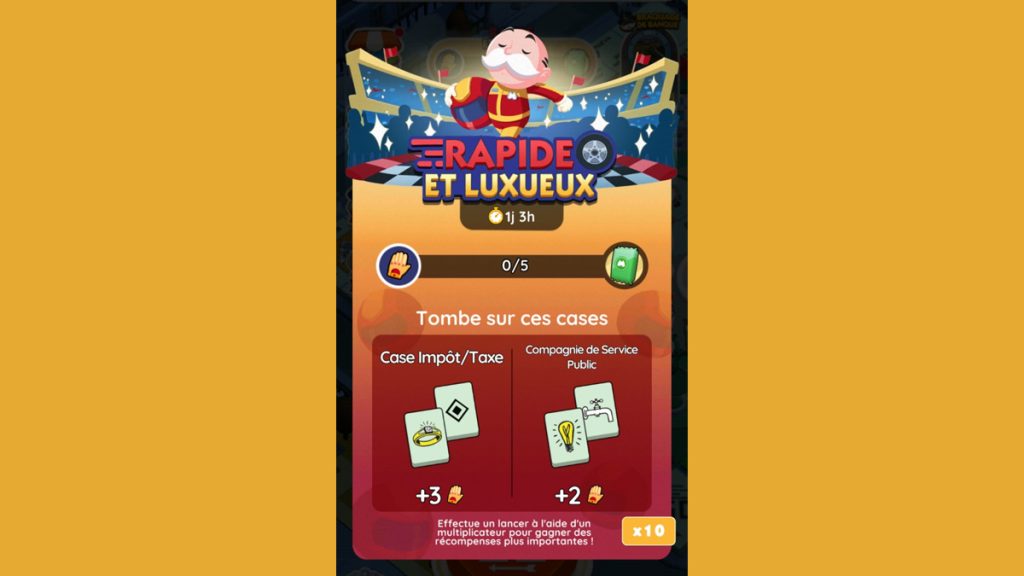 Rapide et luxueux Monopoly GO, paliers, récompenses et durée pour l’événement de juin 2024