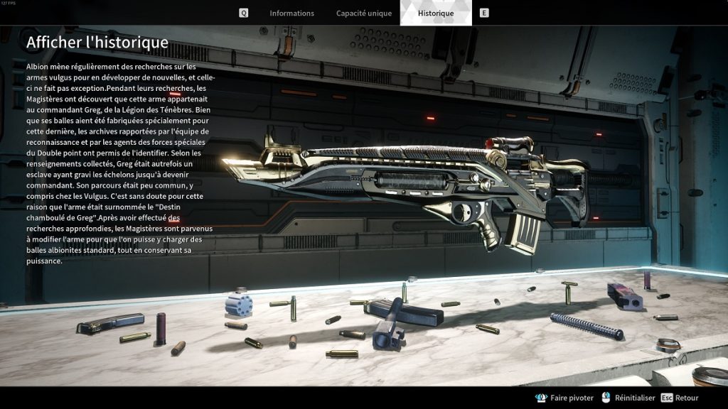 Destin chamboulé de Greg (Greg’s Reversed Fate) comment obtenir l’arme dans The First Descendant ?