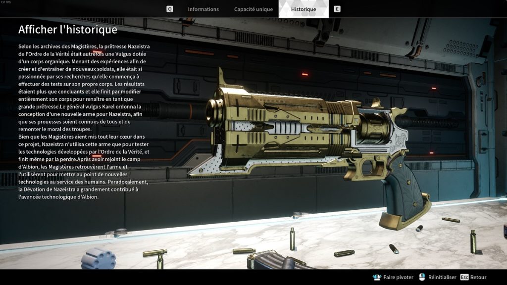Dévotion de Nazeistra (Nazeistra’s Devotion) comment obtenir l’arme dans The First Descendant ?
