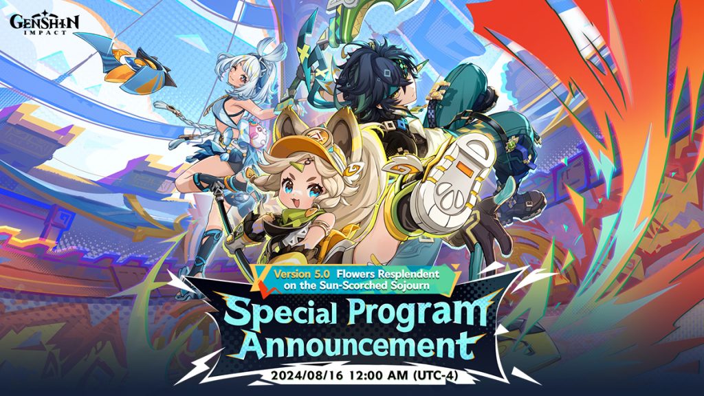 Genshin Impact 5.0 : date de sortie, persos, bannières, Natlan, armes, artefacts, codes, tout ce qu’il faut savoir
