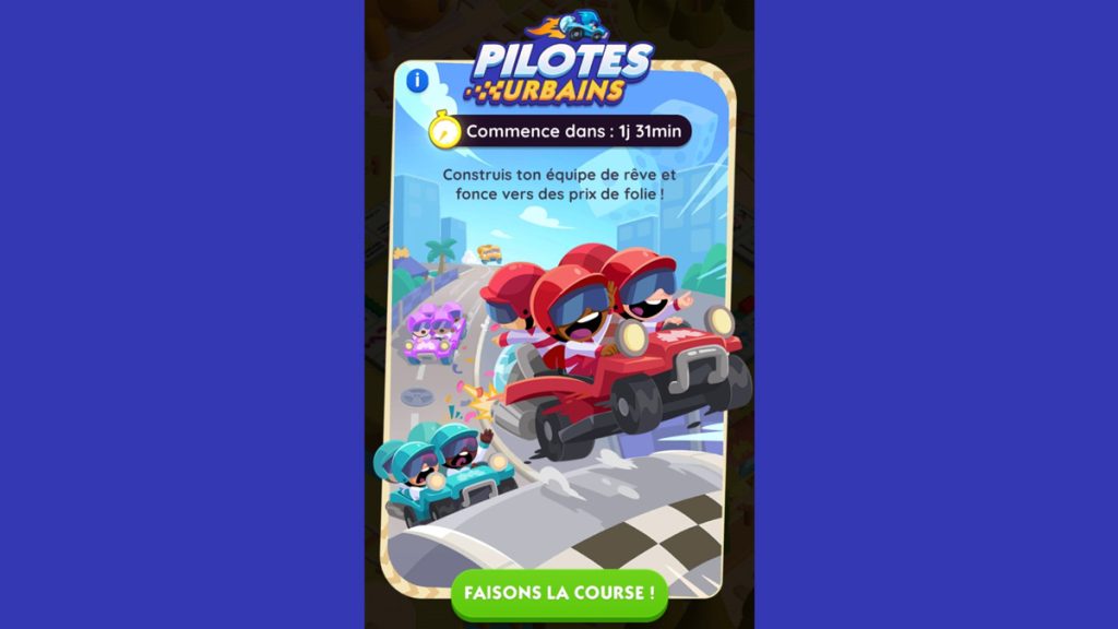 Pilotes urbains Monopoly GO, paliers, récompenses et durée pour l’événement Partenaires d’août 2024