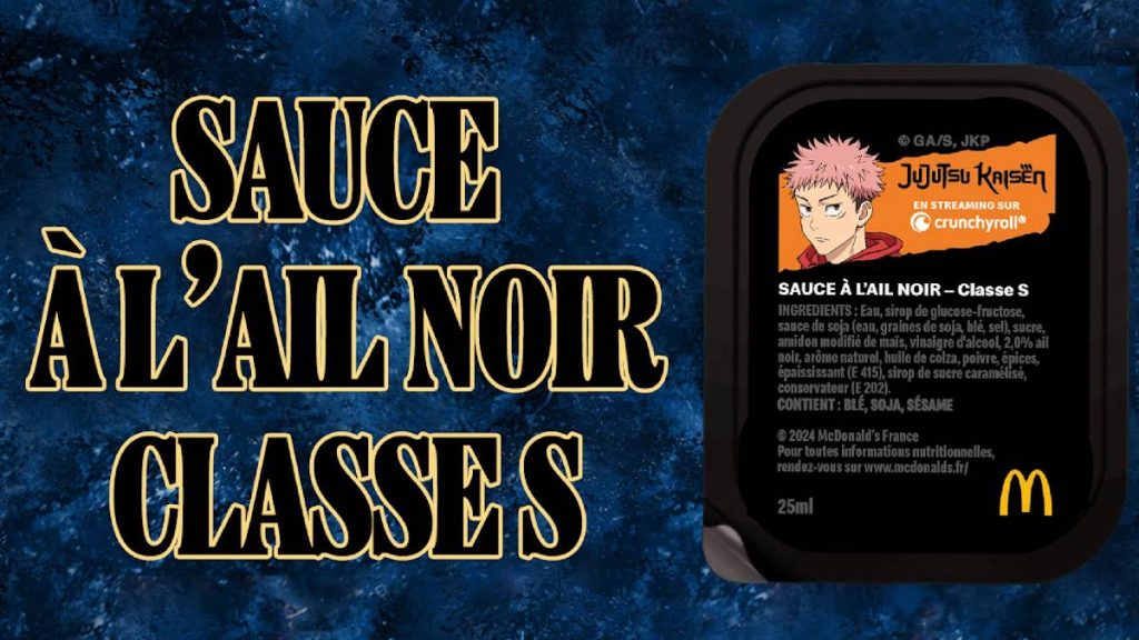 Les exorcistes débarquent chez McDonald’s avec une sauce Jujutsu Kaisen inédite !