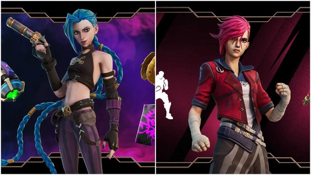 Fortnite : les skins Arcane de Vi et Jinx de retour dans la boutique avec celui d’un autre personnage de la série !