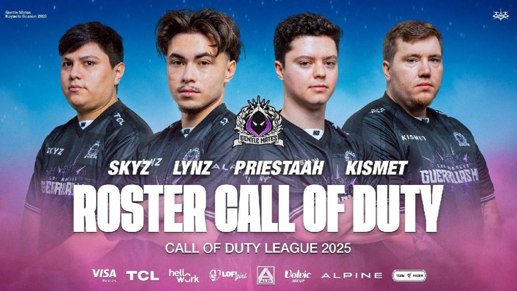 Roster M8 Call of Duty : qui sont les nouveaux joueurs Gentle Mates sur Cod ?