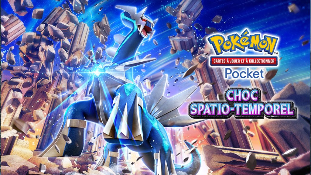 Heure de sortie de l’extension Choc Spatio Temporel de Pokémon JCC Pocket : le compte à rebours a commencé !