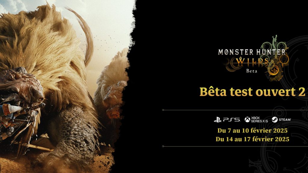 Monster Hunter Wilds : La bêta 2 prolongée d’un jour pour ses prochaines dates après la panne du PSN !