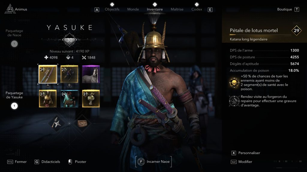 Armures légendaires de Yasuke dans Assassin’s Creed Shadows : comment les trouver ?
