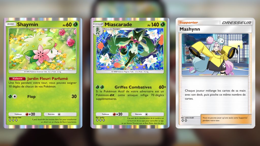 Deck Miascarade avec Shaymin sur Pokémon TCG Pocket