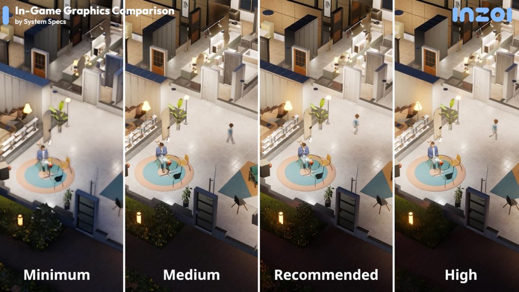 Quelle configuration PC pour faire tourner InZoi  ?