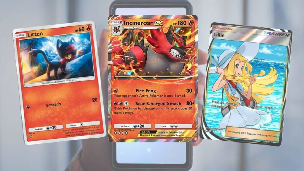 Deck Félinferno EX sur Pokémon JCC Pocket : liste de toutes les cartes
