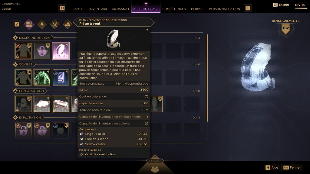 Piège à vent Dune : Awakening, comment avoir le Wind Trap et à quoi sert-il ?