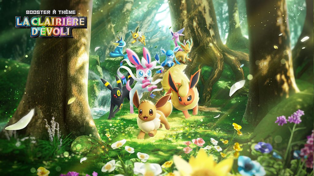 La liste des cartes de l’extension La Clairière d’Evoli de Pokémon JCC Pocket