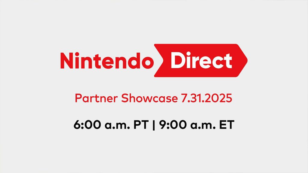 Nintendo Direct : Date et heure du Partner Showcase de juillet 2025