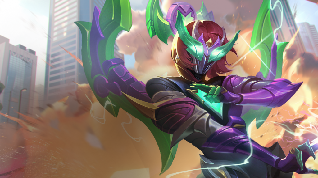 Compo Sorcier verticale avec Karma au Set 15 de TFT