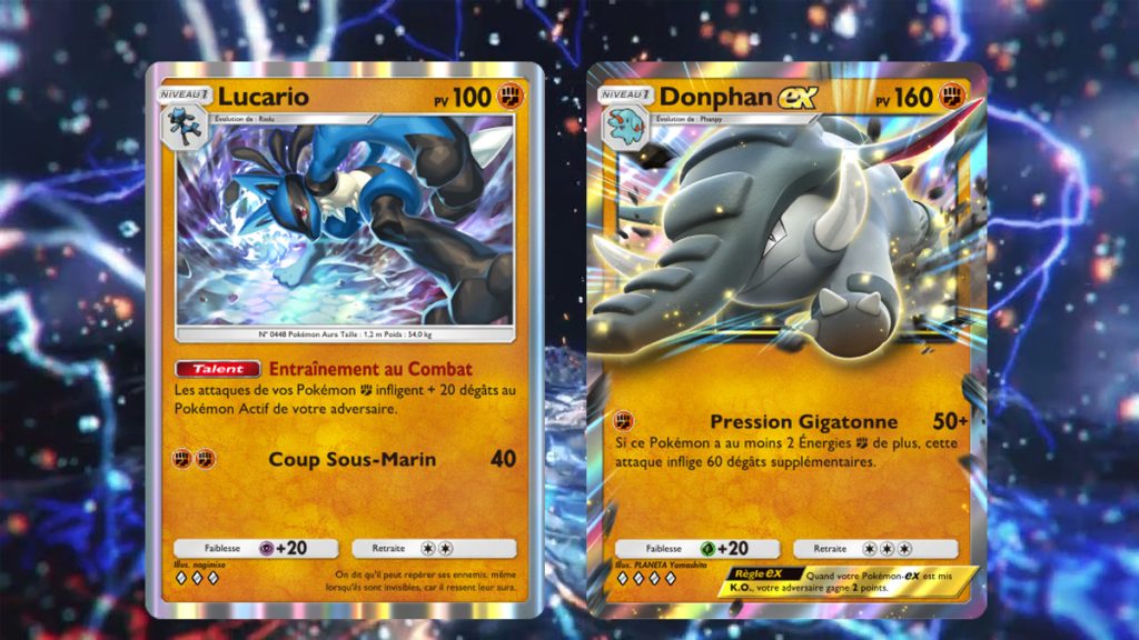 Le meilleur deck Donphan EX avec Lucario dans Pokémon TCG Pocket