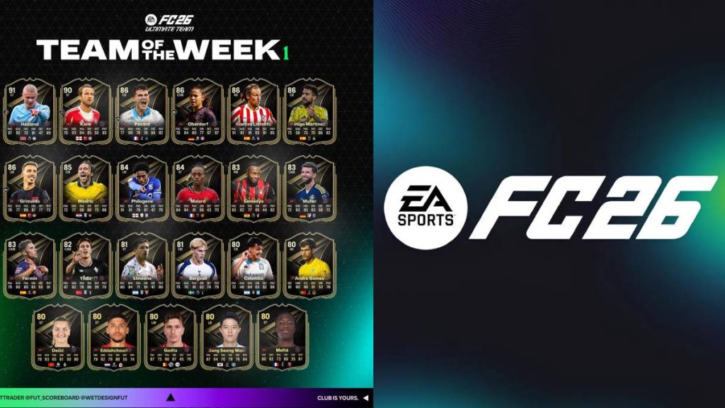 EA FC 26 TOTW #1 : Découvrez la liste des joueurs qui composent la nouvelle Team of The Week !