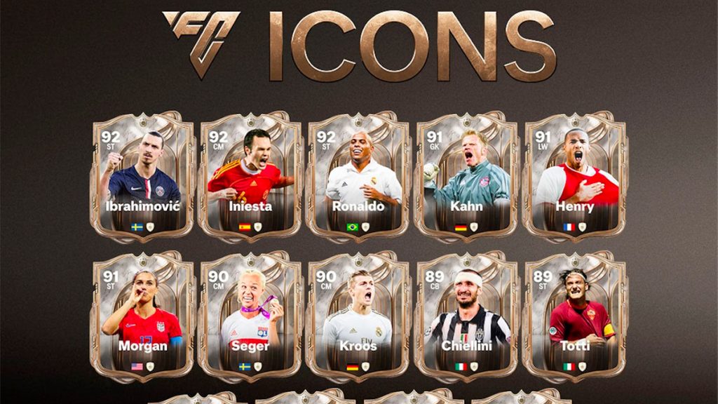 FC 26 : un pack d’Icônes légendaires pour FUT, la liste complète !