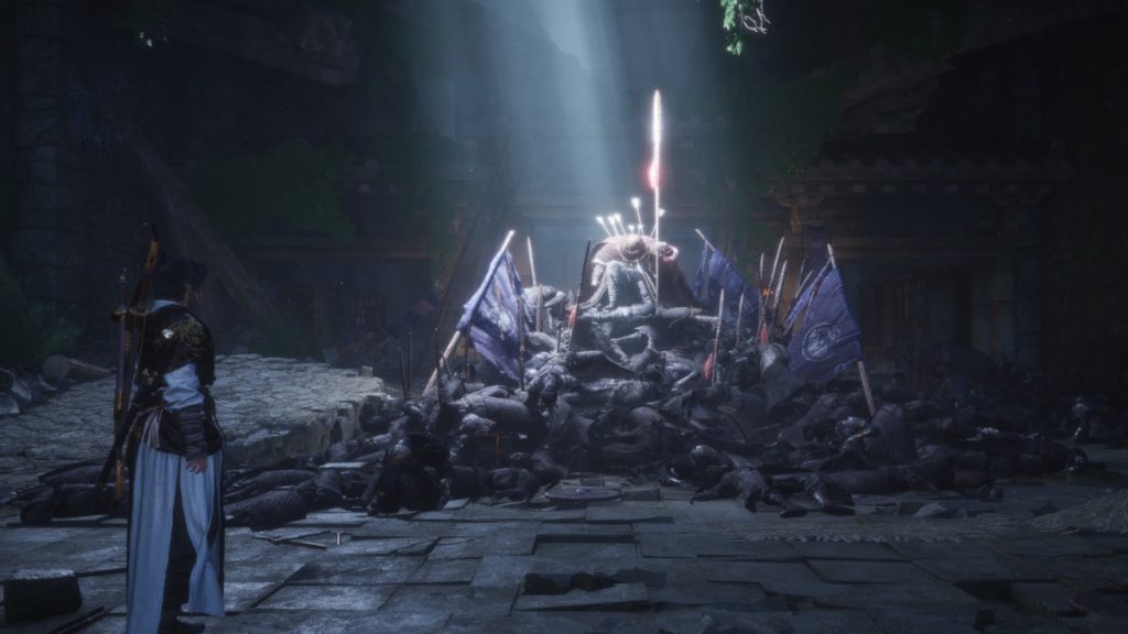 Énigme Where Winds Meet : Comment résoudre le puzzle du mur de la quête Échos d’Anciennes Batailles ?