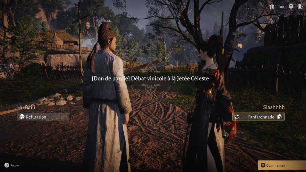 Don de parole Where Winds Meet : comment gagner le mini-jeu ?