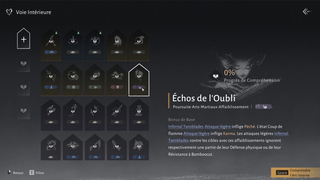 Échos de l’oubli Where Winds Meet : comment avoir la Voie intérieure ?