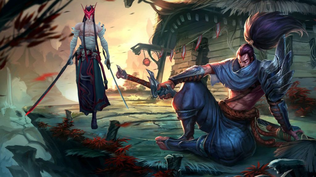 Compo Yasuo Yone Frères de sang sur le set 16 de TFT Lore & Legends