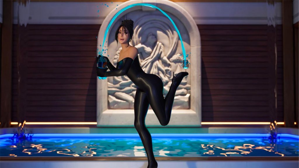 Skin Kim Kardashian dans Fortnite.