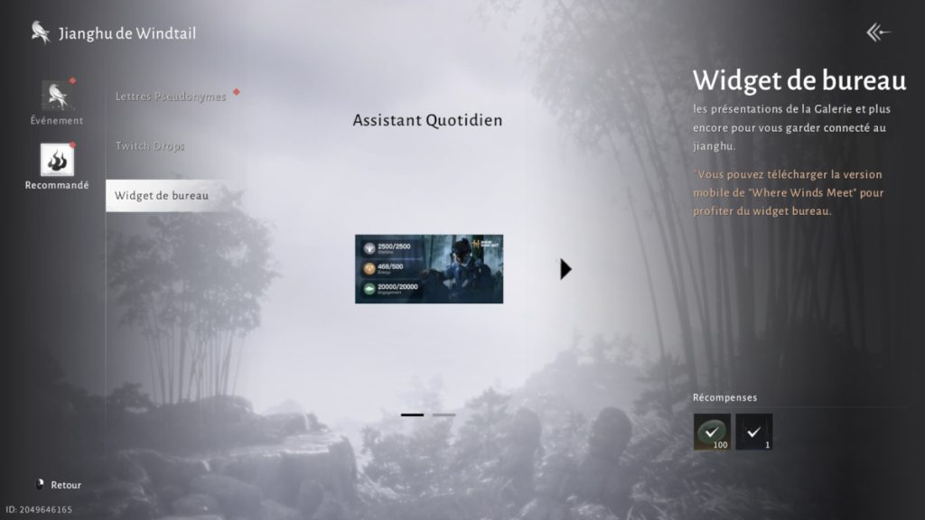 Widget Where Winds Meet : Où télécharger l&rsquo;assistant de bureau et à quoi sert-il ?