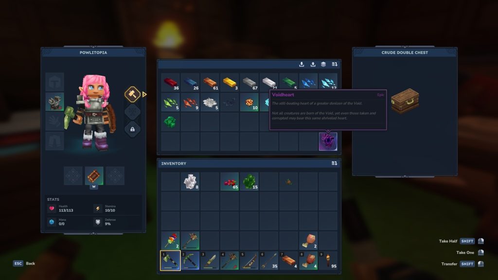 Cœur vide (Voidheart) Hytale : comment obtenir cette ressource ?