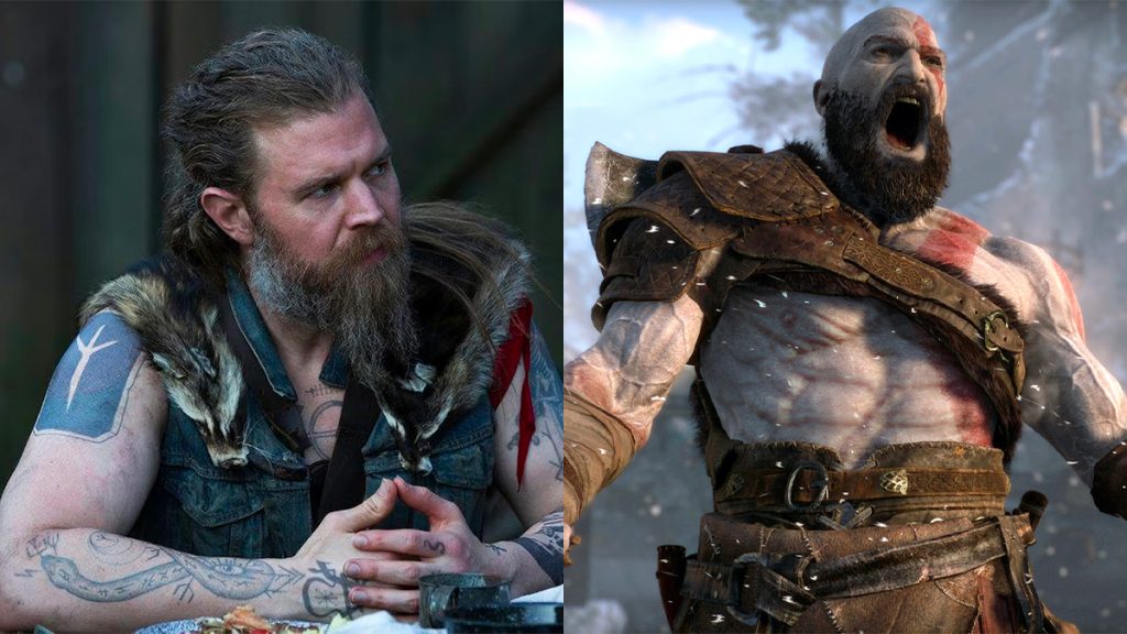 Ryan Hurst et Kratos.