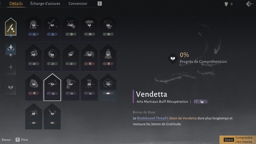 Where Winds Meet Vendetta : comment avoir la compétence ?