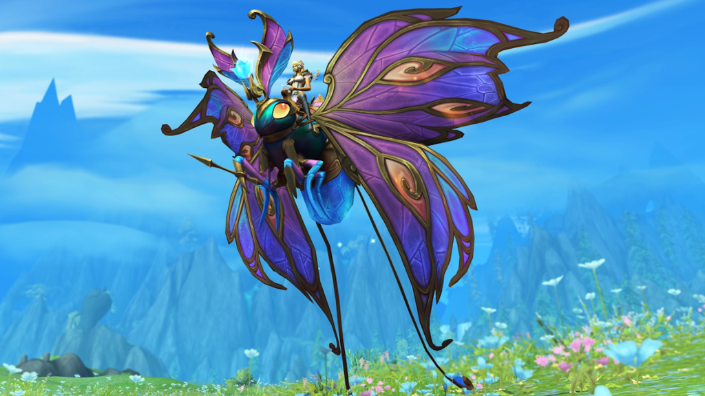 Papillon printanier WoW : Comment obtenir cette monture de l&rsquo;événement De l&rsquo;amour dans l&rsquo;air ?