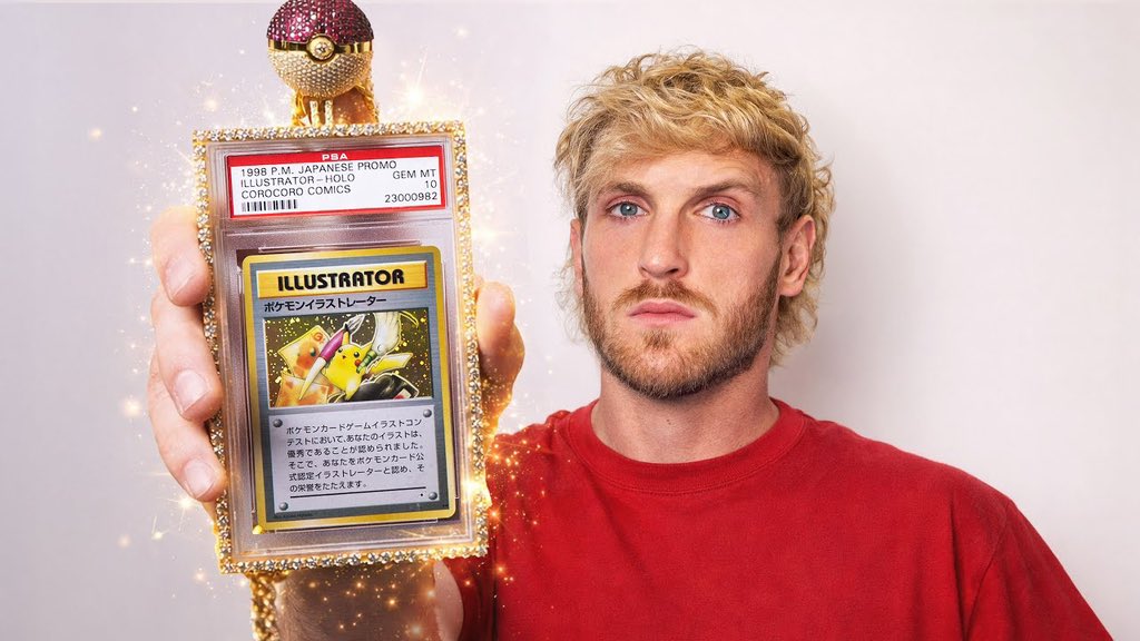 Logan Paul vend sa carte Pokémon Pikachu Illustrator pour 16,49 millions de dollars, un record historique
