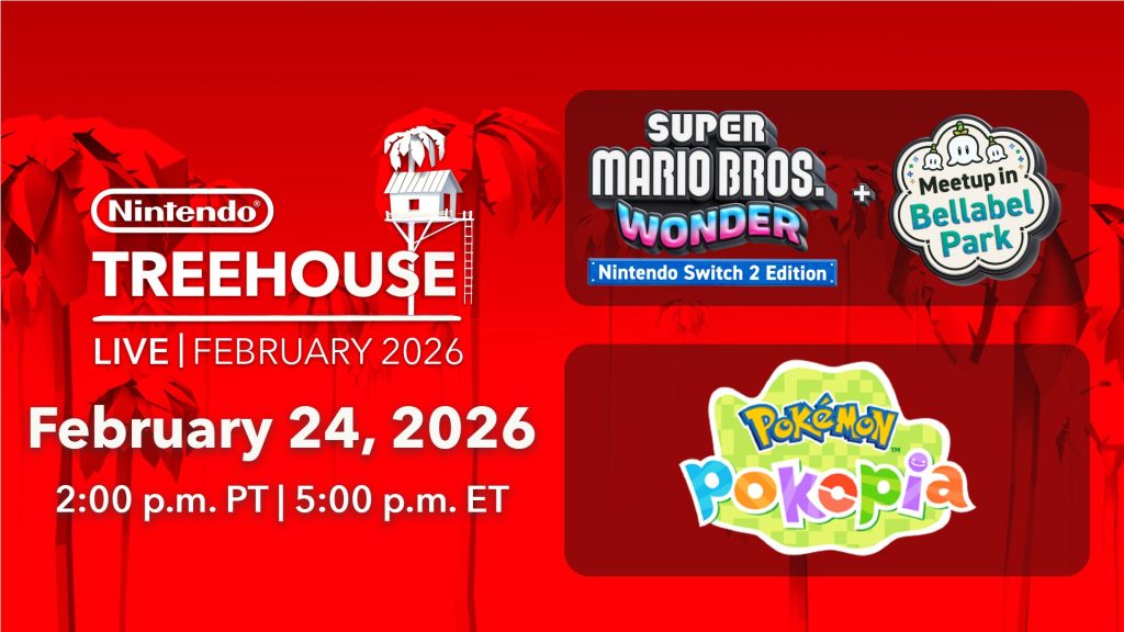 Nintendo Treehouse Live : Pokémon Pokopia et Mario Wonder Switch 2 à l’honneur le 24 février