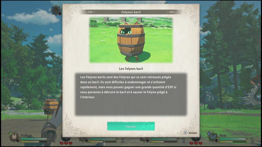 Battre un felyne baril sur Monster Hunter Stories 3