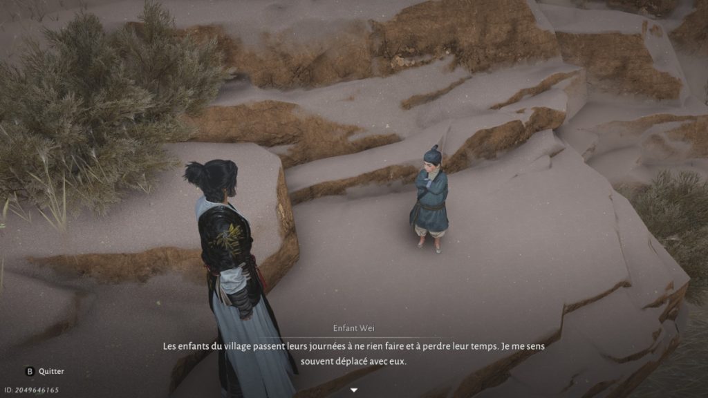 Kid Wei Where Winds Meet : Où le trouver et quelles réponses lui donner ?