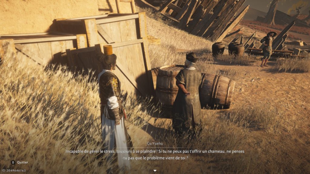 Gu Yuehu Where Winds Meet : Où le trouver et quelles réponses lui donner ?