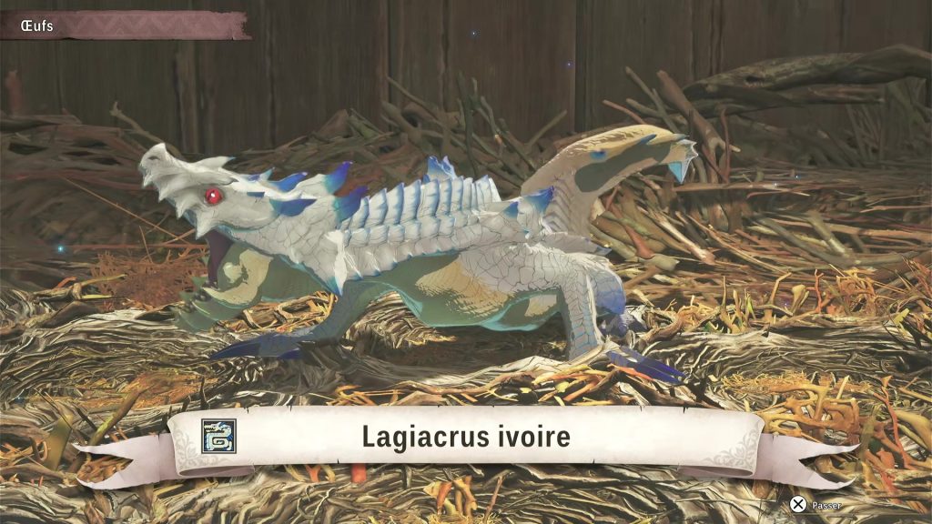 Obtenir un Lagiacrus Ivoire dans Monster Hunter Stories 3