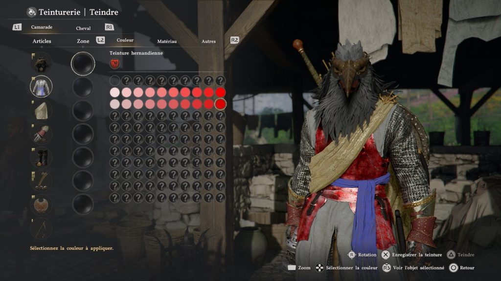 Teinture Crimson Desert : comment personnaliser son équipement ?