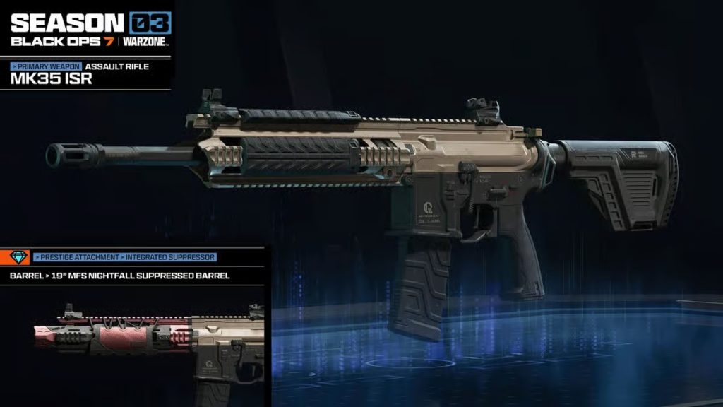 MK35 ISR BO7 : la meilleure classe avec accessoires, équipements et atouts